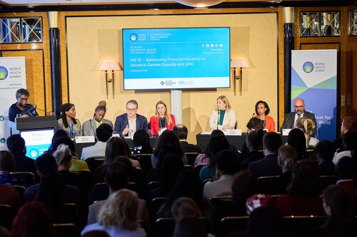 Photo of panel discussion during World Health Summit