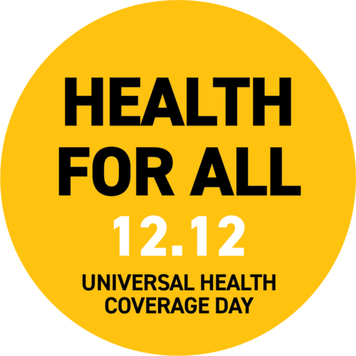 Health For all UHC DAY logo