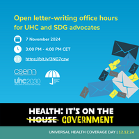 Open letter-writing office hours for advocates 